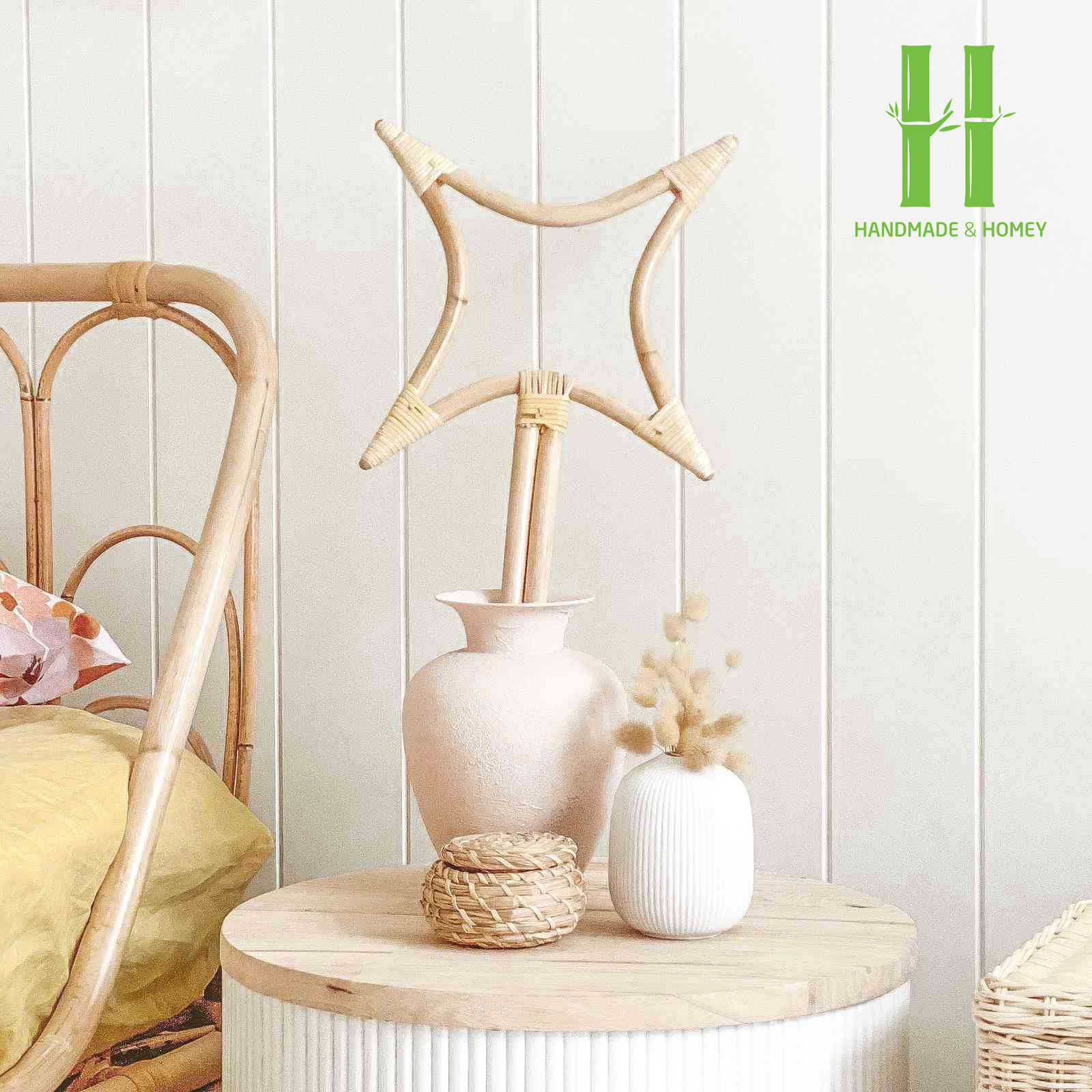 Best Selling High Quality Handmade Rattan Wicker Modern Design Eco-friendly Washable Kids Bedroom Living Room Play Nursery Decor