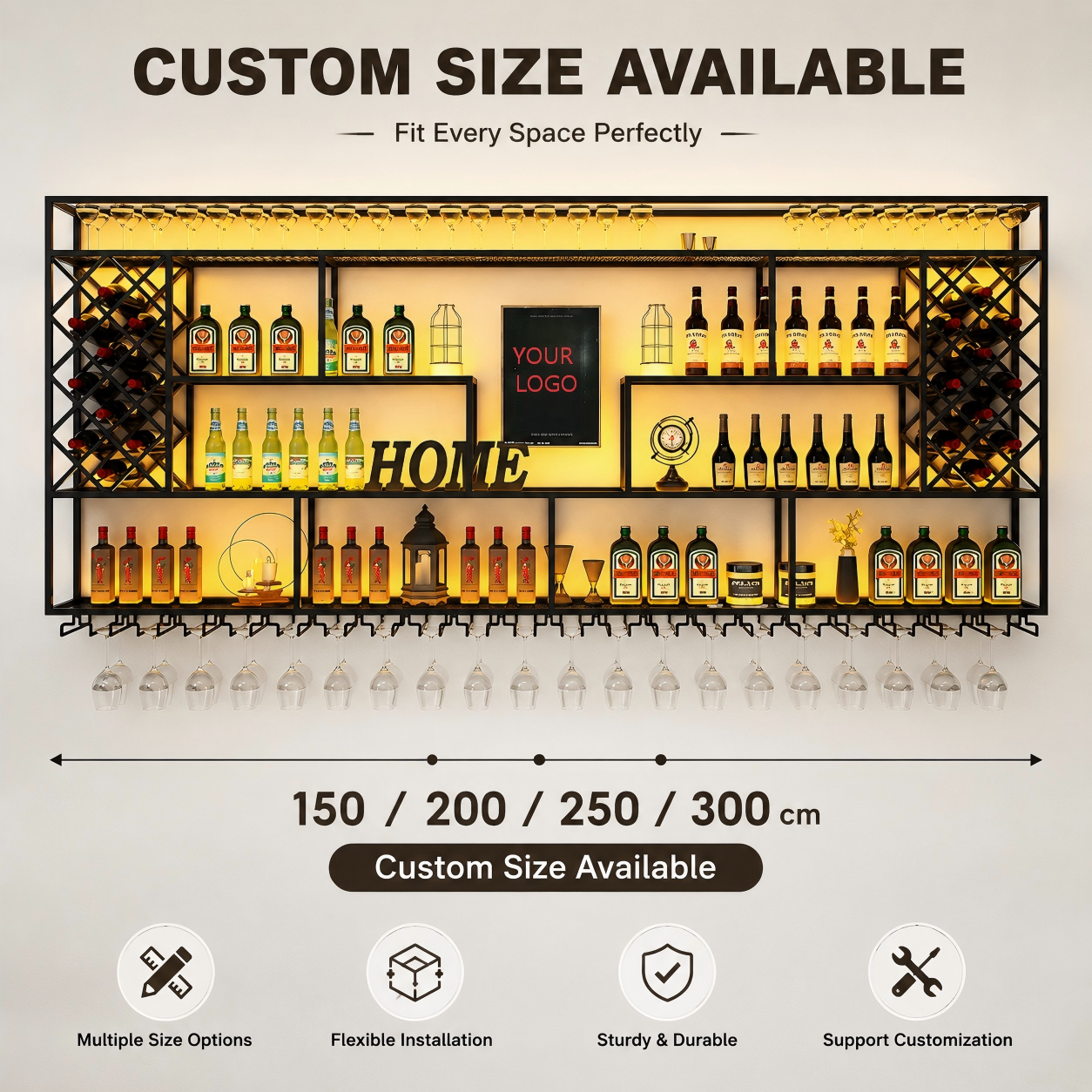 Customized Wine Rack Option 1