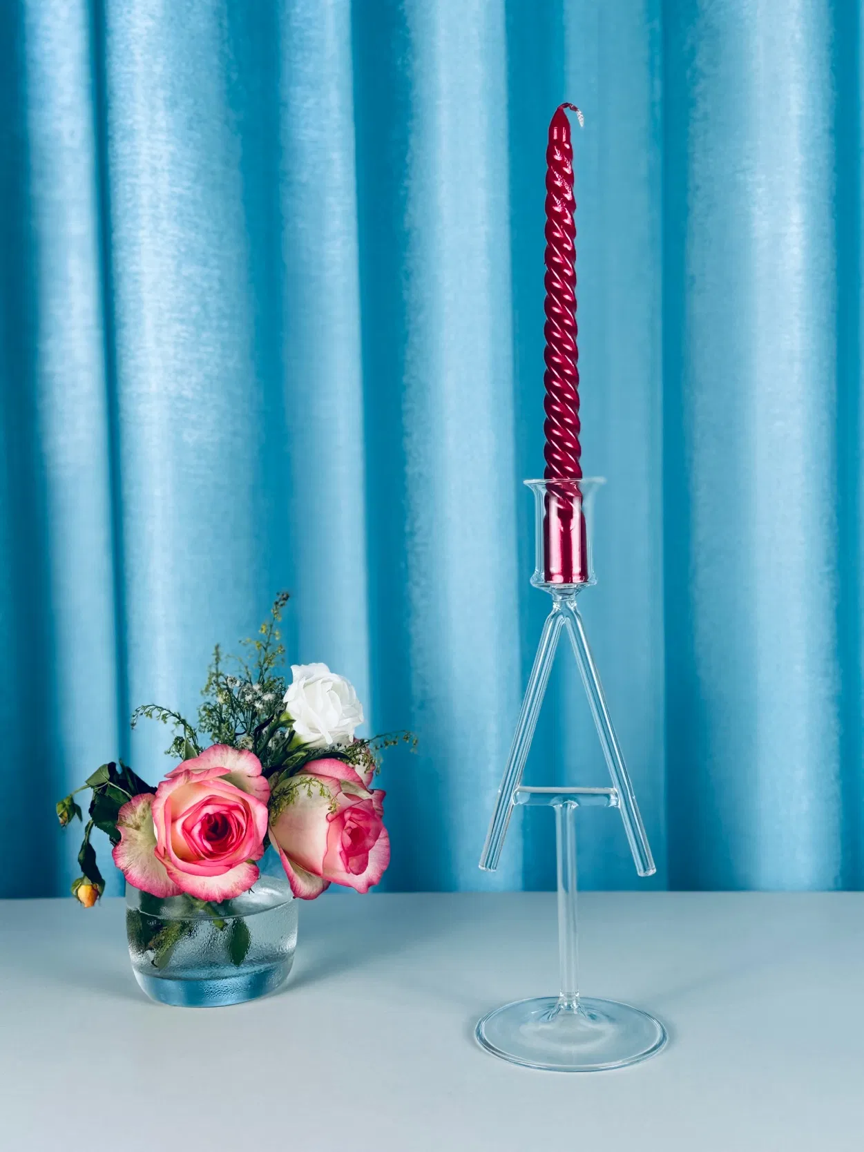 CS-011 High Borosilicate Candle Holder for Elegant Home Decor
