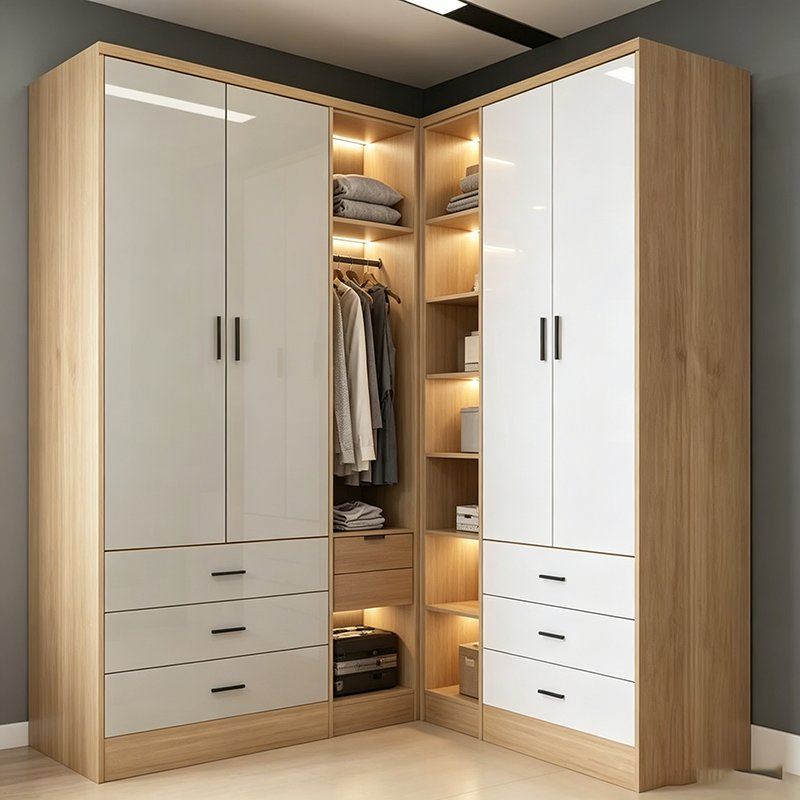 Modern Storage Furniture for Hotel Bedroom Guest Personal Item Organization