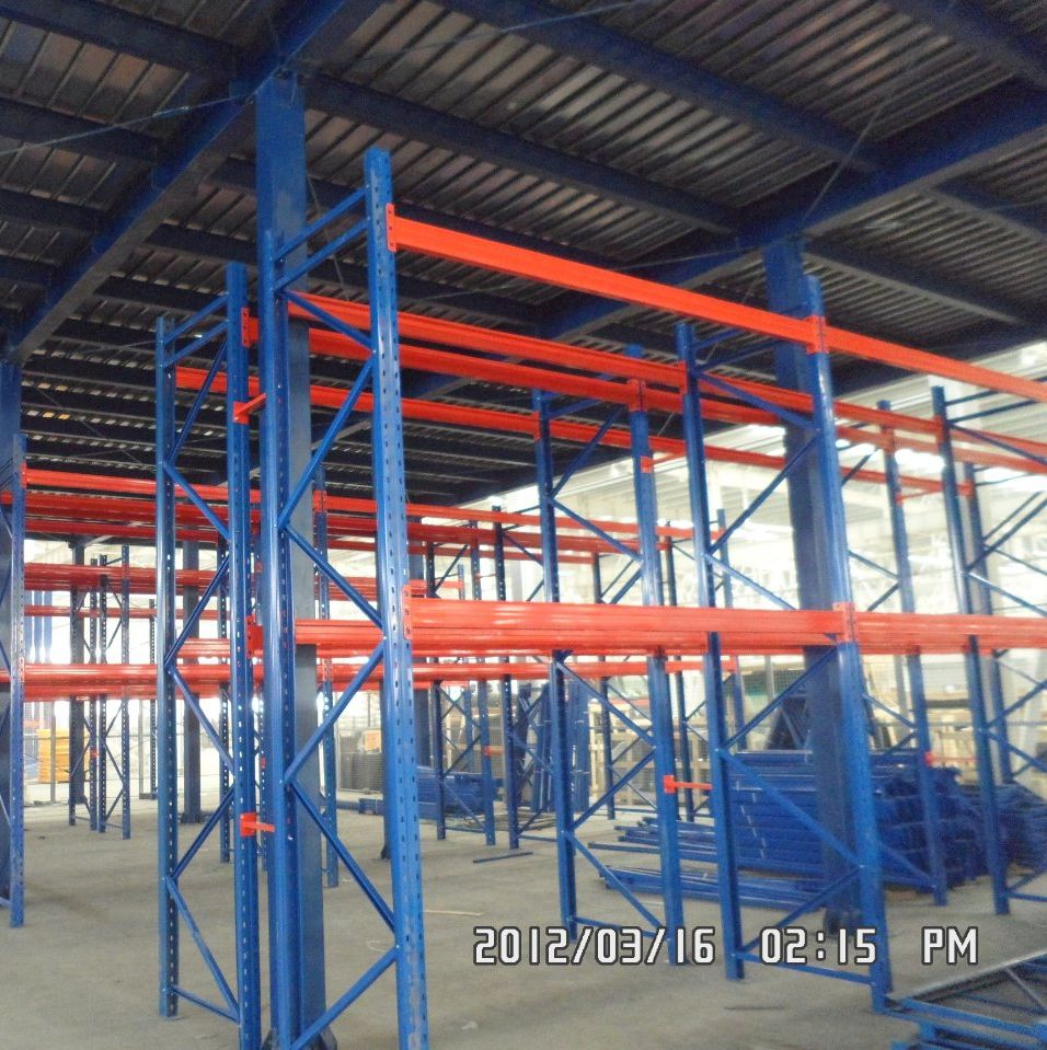 Heavy Load Beam Model Pallet Rack for Factory Stockroom Cargo Organization Steel Storage Shelf Custom Pallet Rack