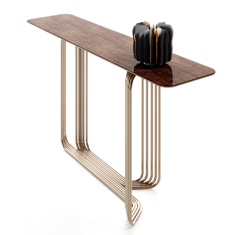 Italian Modern Minimalist Marble Entryway Table for Hallway or Front Door Perfect Living Room Furniture