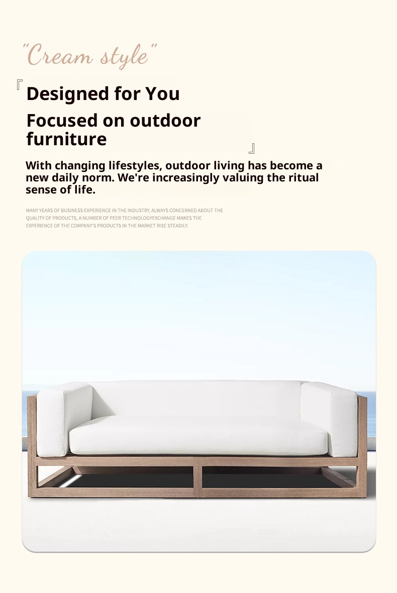 outdoor sofa YM-LQ46 details