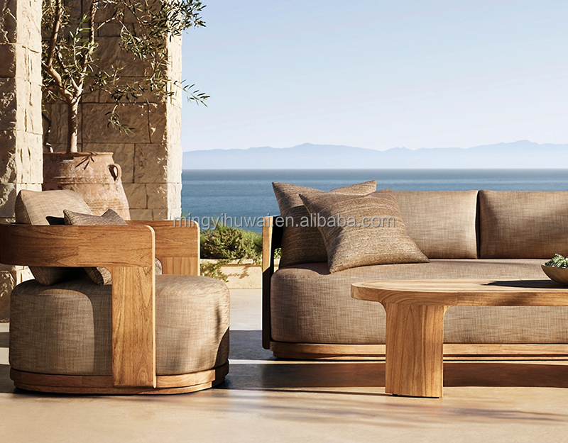 Wooden Outdoor Table and Chairs