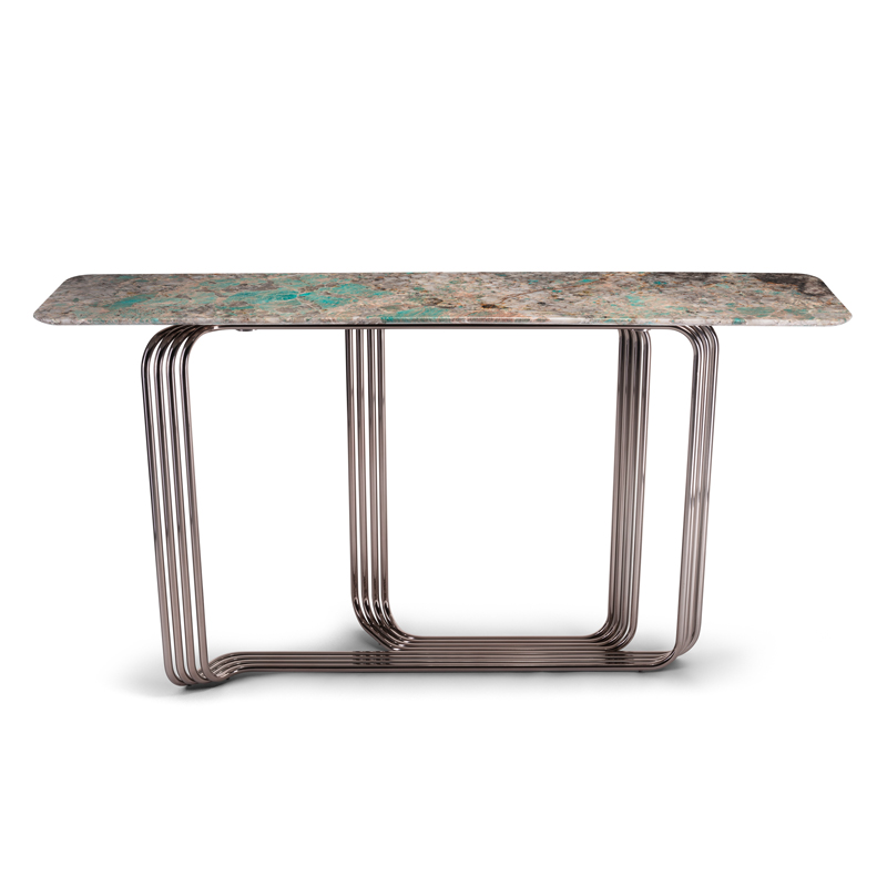 Italian Modern Minimalist Marble Entryway Table for Hallway or Front Door Perfect Living Room Furniture