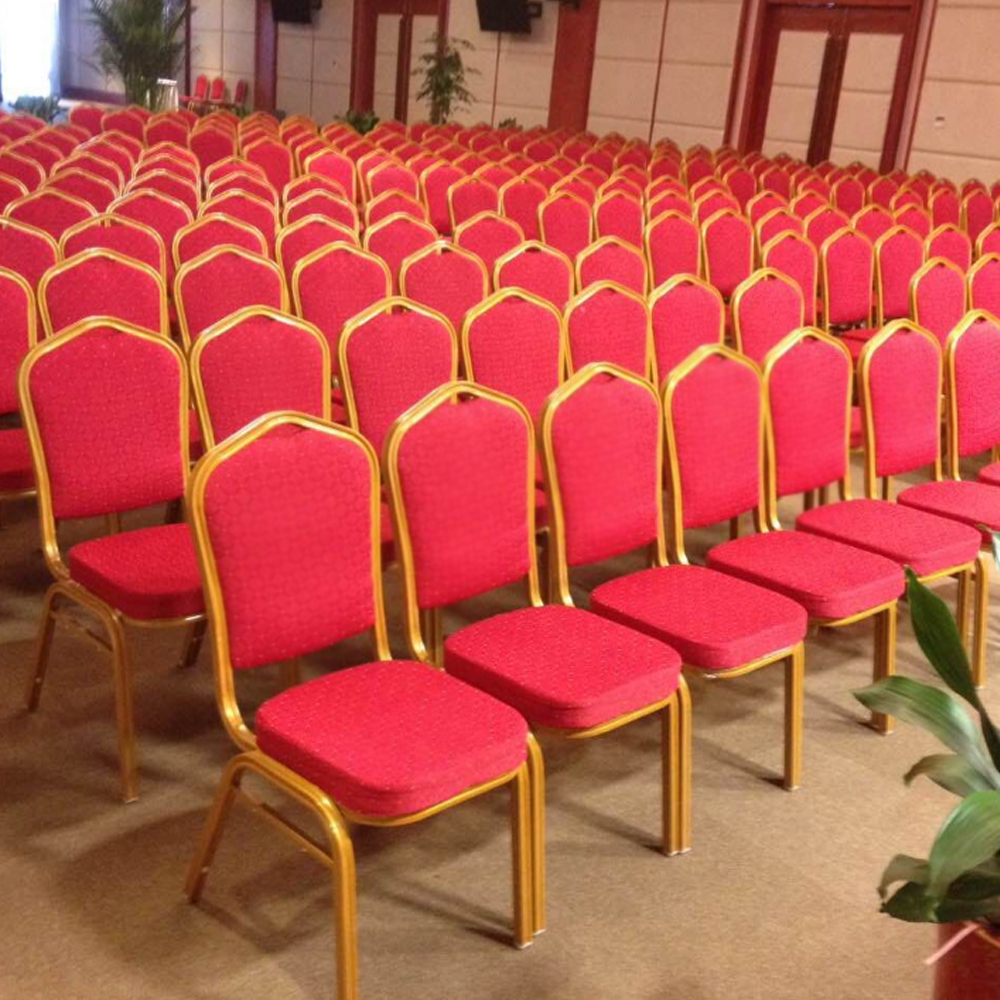 Metal Dining Chairs for Hotels Weddings Banqueting VIP Meetings Restaurants Events Party for Church