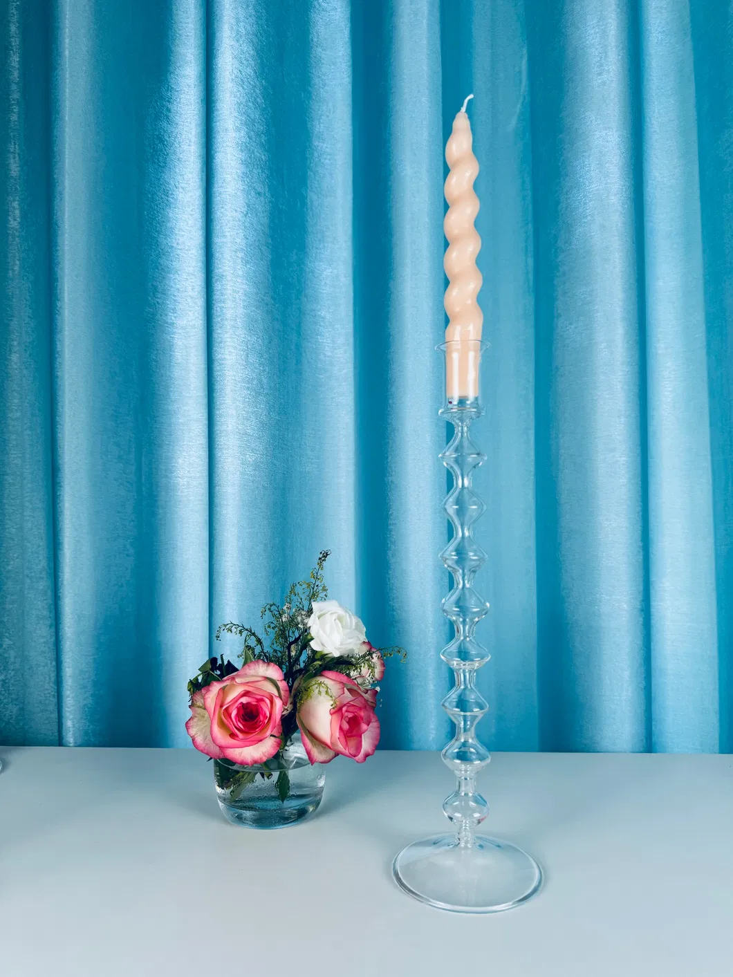 Handmade Borosilicate Glass Candle Holder