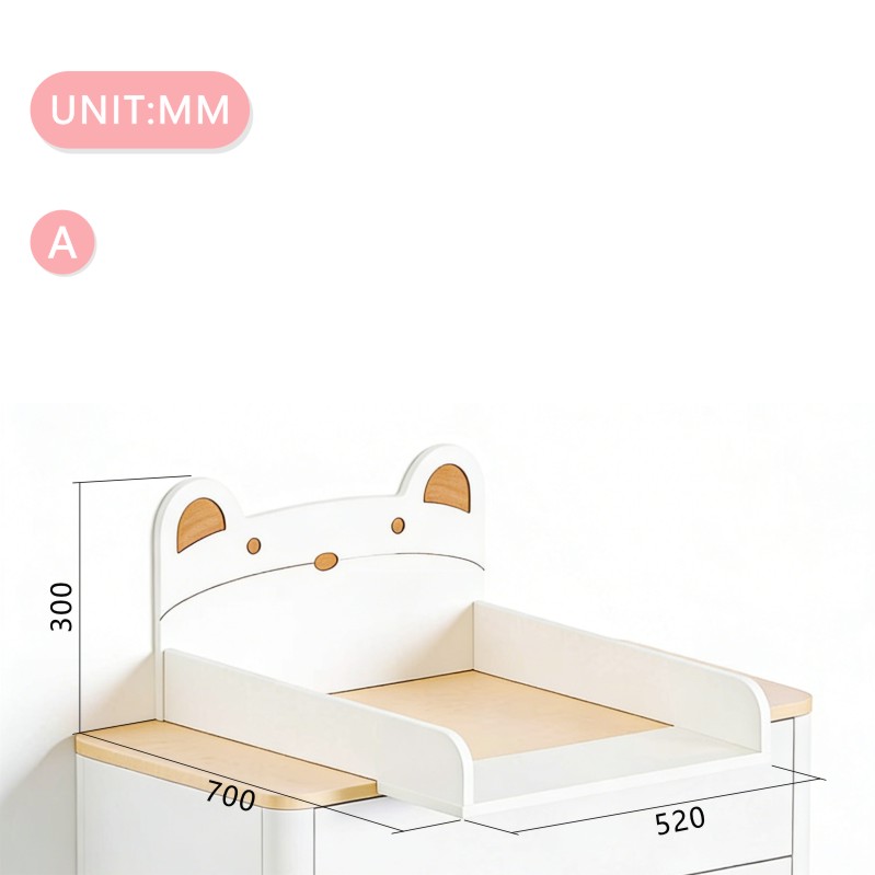 Customizable Montessori Wooden Changing Table for Nursery Daycare Preschool Kids Room Baby Care Furniture