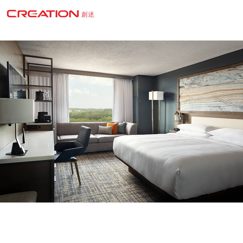 5 Star Hotel Bedroom Furniture Bed Project One-stop Solution Hotel Furniture Set Wholesale Customized