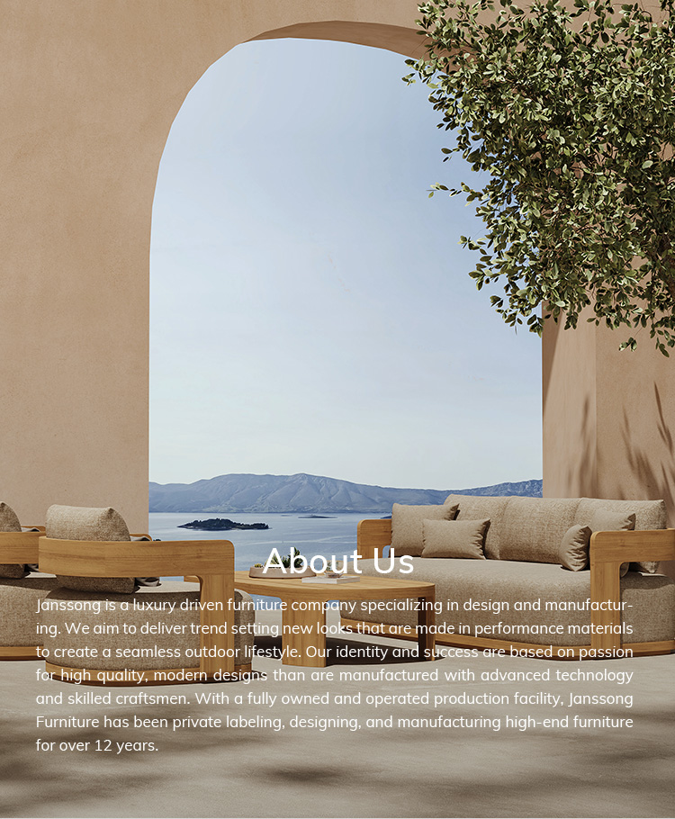 Outdoor sofa set detail 1
