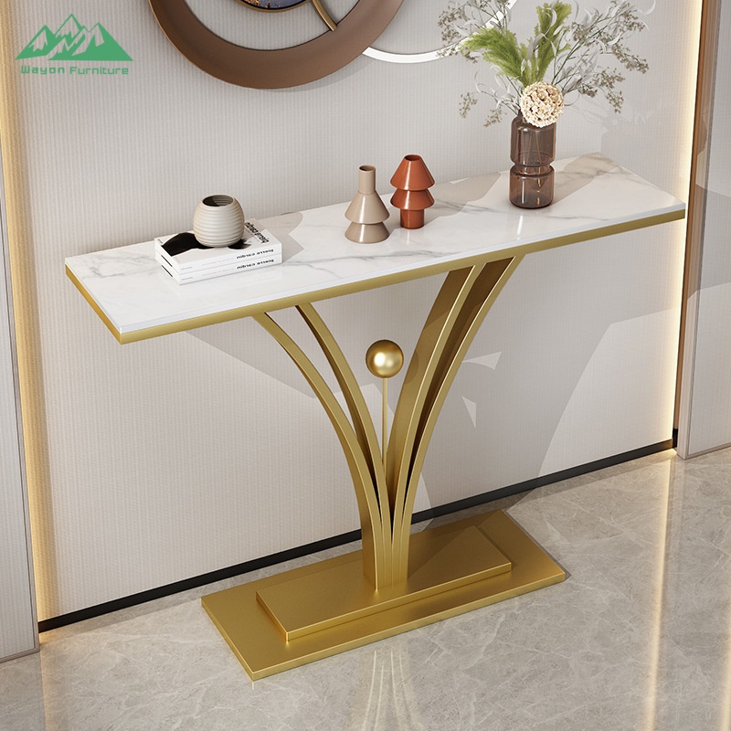 Luxury Console Table for Hotel Lobby Modern Entryway Accent Table Corridor Projects