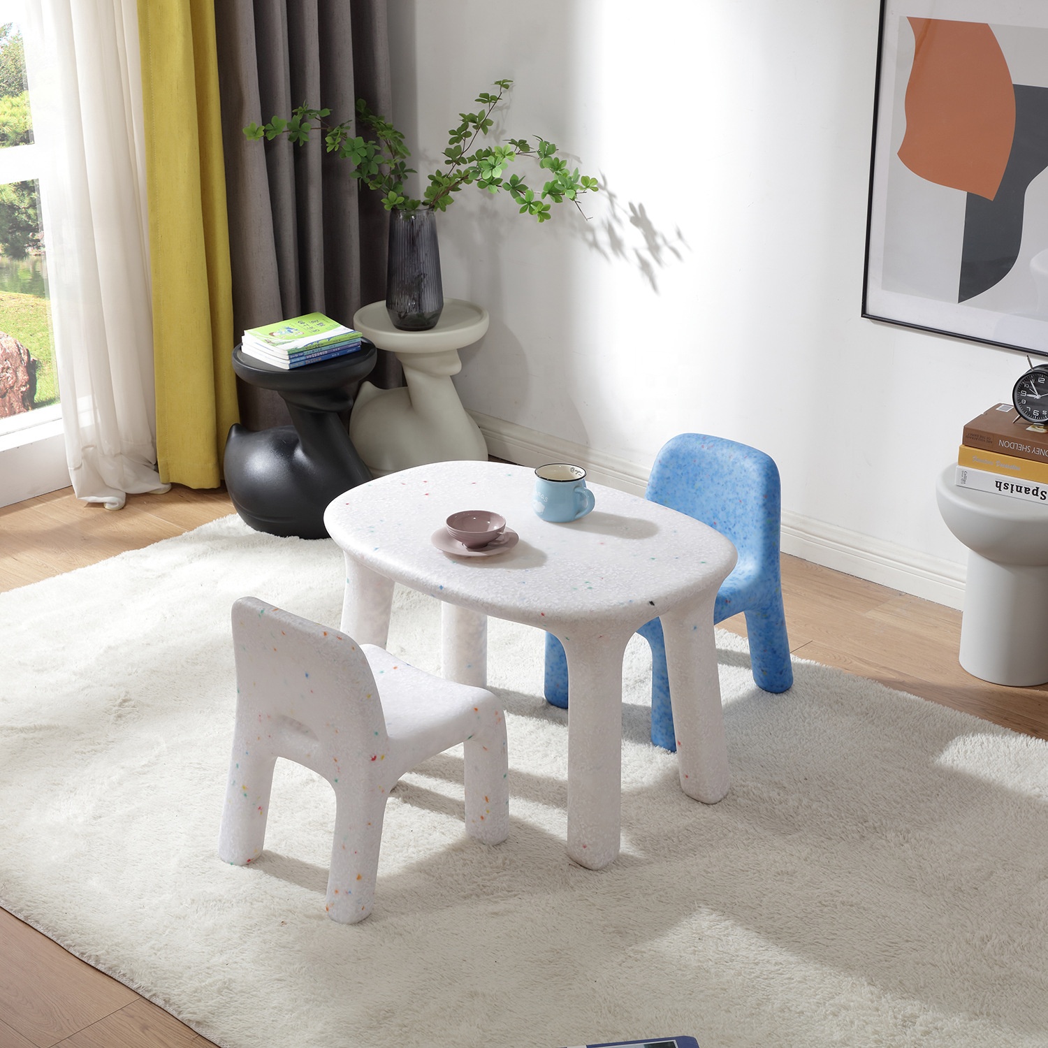 Nursery Kids Preschool Furniture Colorful Small Plastic Charlie Chair Nordic Back Rest Chair for Children