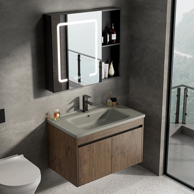 Furniture Bathroom Vanity Aluminium Honeycomb Bathroom Cabinet With Sink Bathroom Sink Cabinet Set with Hotels