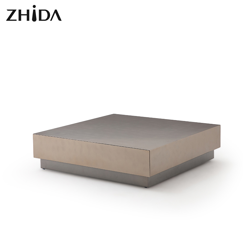 Luxury Living Room Mirrored Coffee Table Center Table Gold Decor Accent Table for Home Hotel