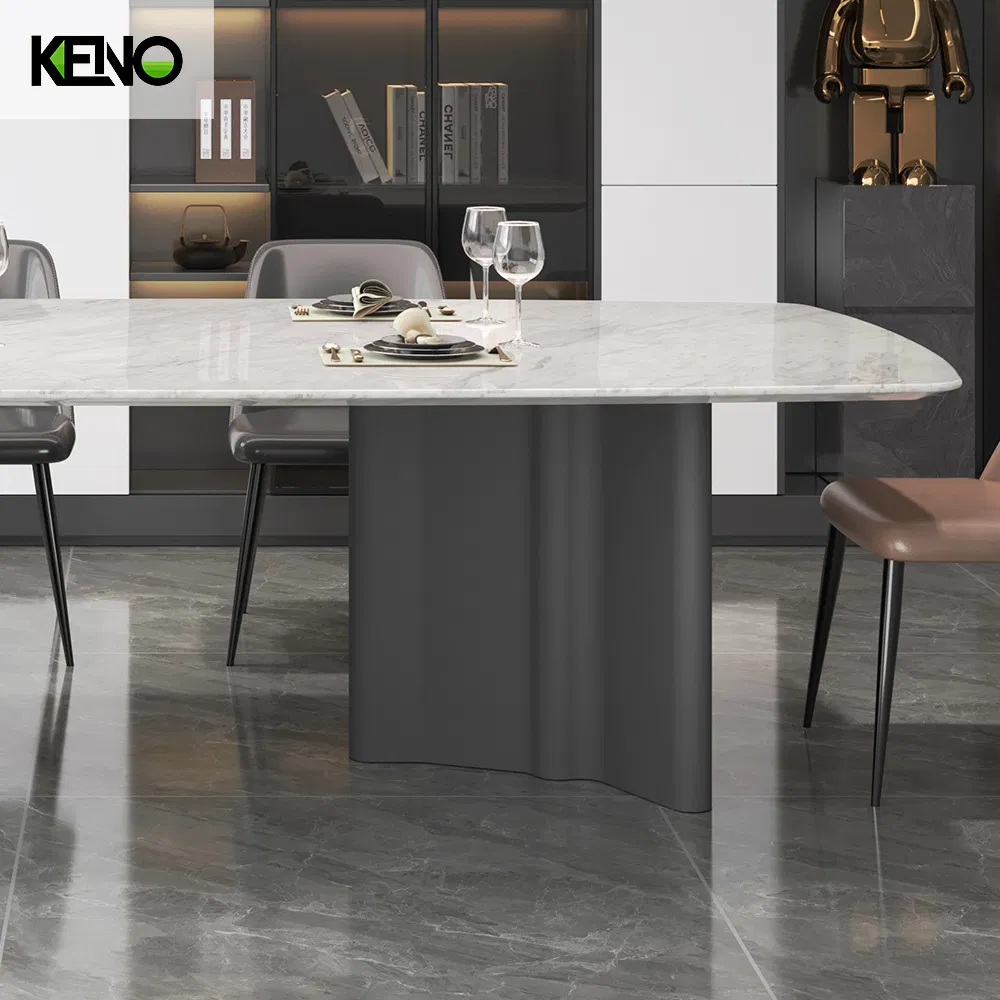 Modern Hotel Home Dinner Living Room Marble Dining Table Furniture