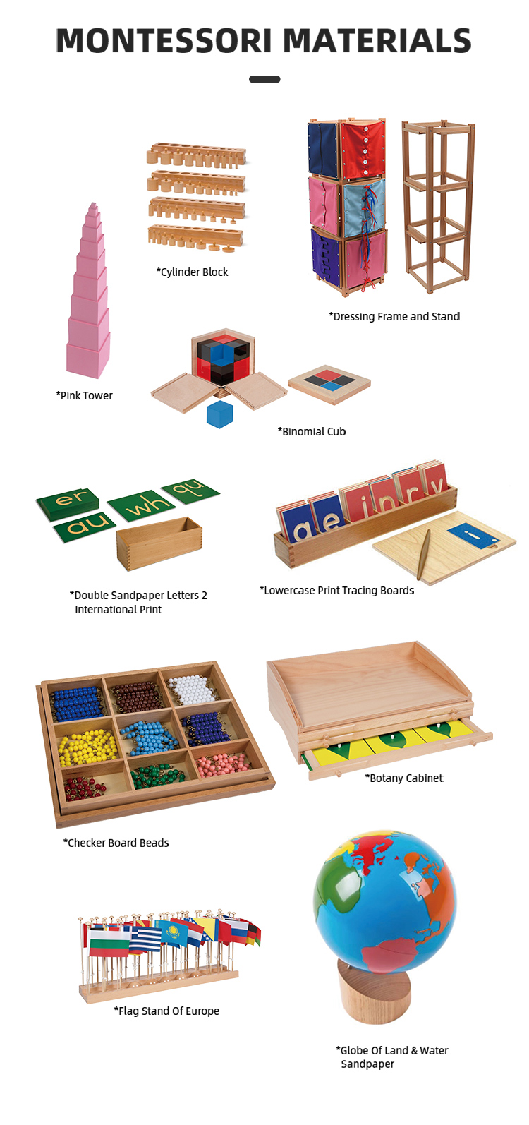 Daycare Wooden Cabinet Detail