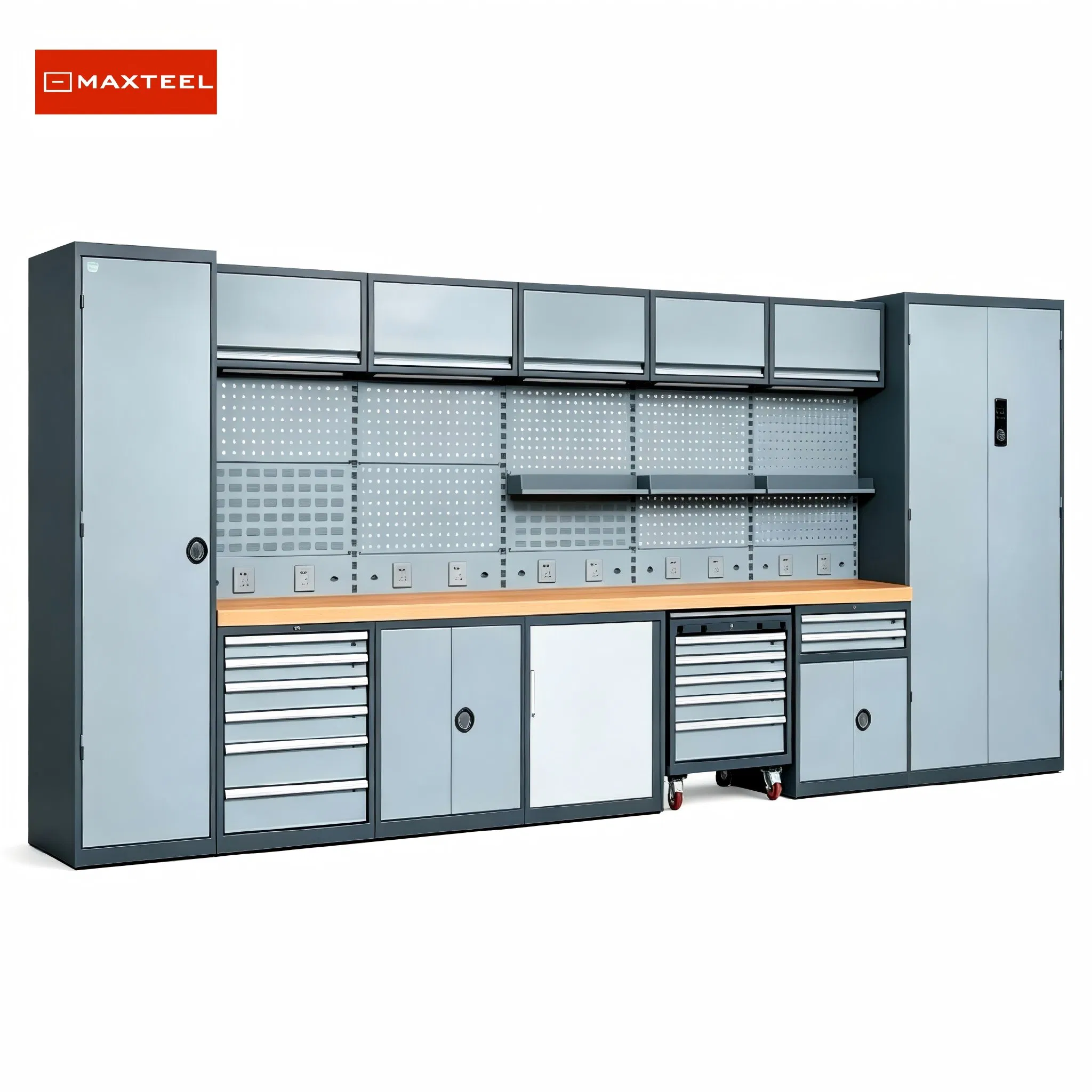 Removable Large Workshop Toolbox Organization Workbench Garage Equipment Storage Tool Cabinet