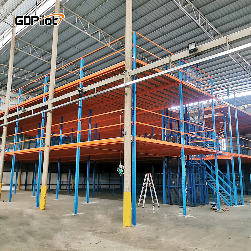 Versatile Loft Storage Rack for Efficient Warehouse Organization