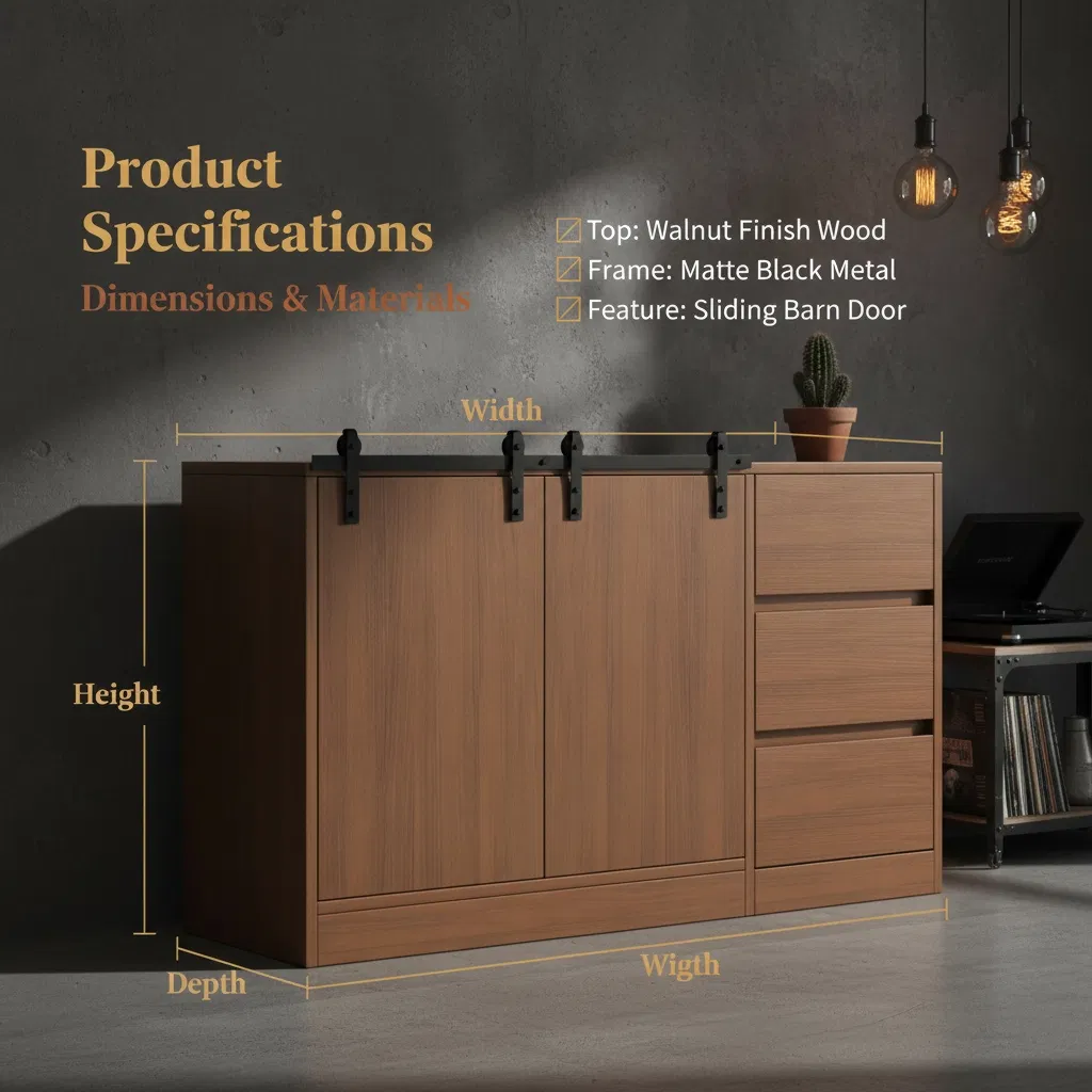Multi-Scene Wooden Storage Unit for Entryway Indoor Organization Furniture