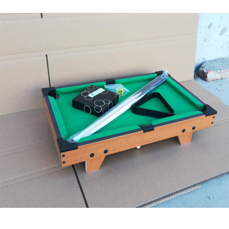 Wooden Billiard Ball Tabletop Full Set Table Game for Child and Adult