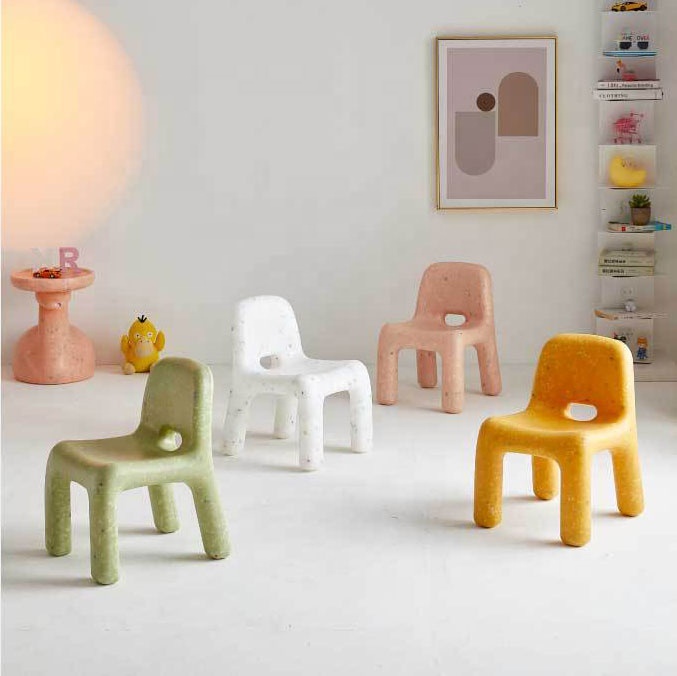 Nursery Kids Preschool Furniture Colorful Small Plastic Charlie Chair Nordic Back Rest Chair for Children