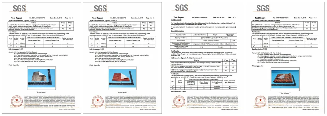 Quality certificates