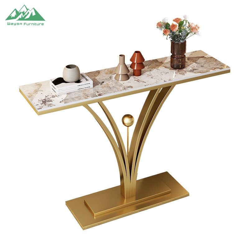 Luxury Console Table for Hotel Lobby Modern Entryway Accent Table Corridor Projects
