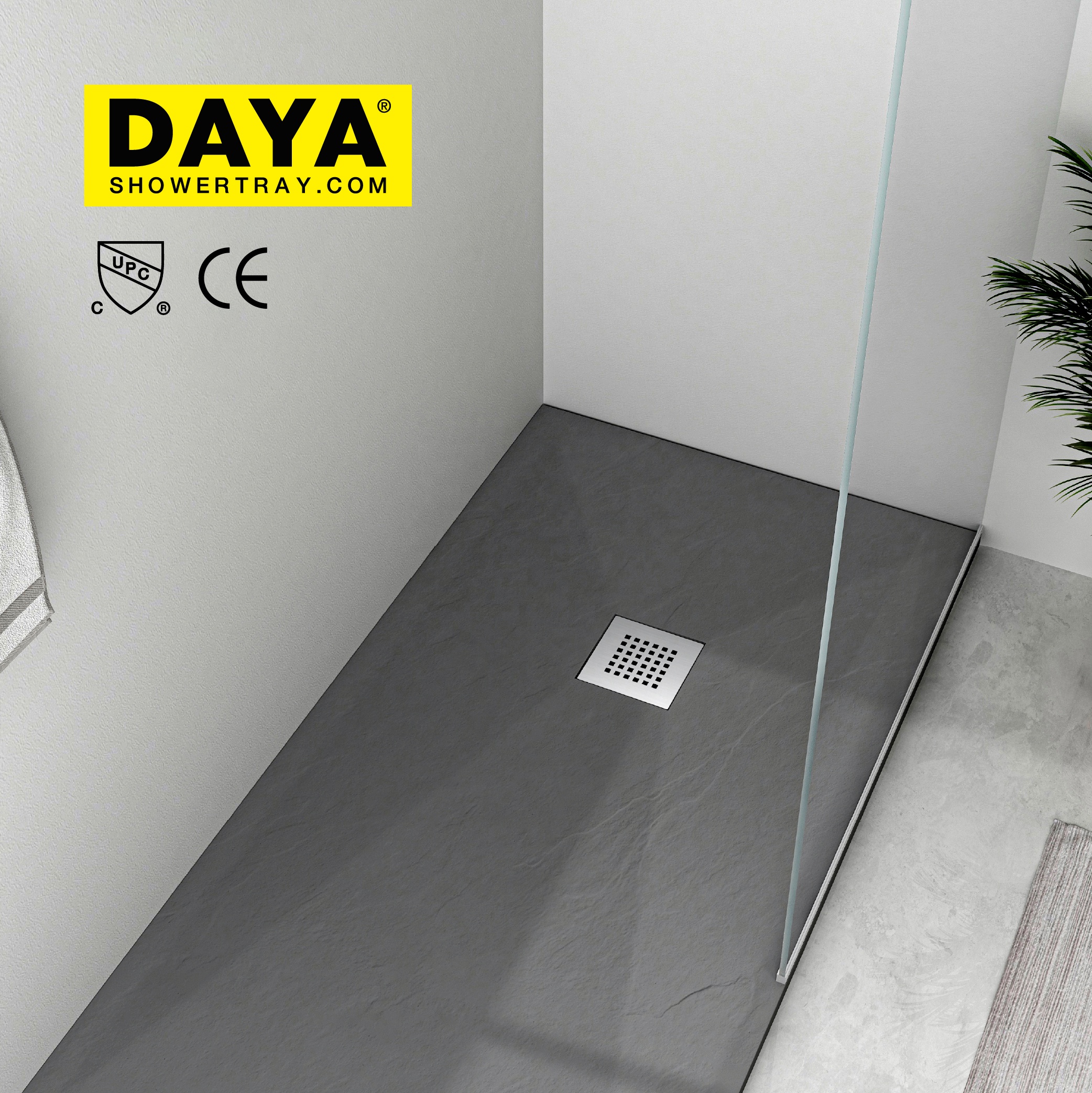 Australia Stone Resin Shower Bases Artificial Shower Trays