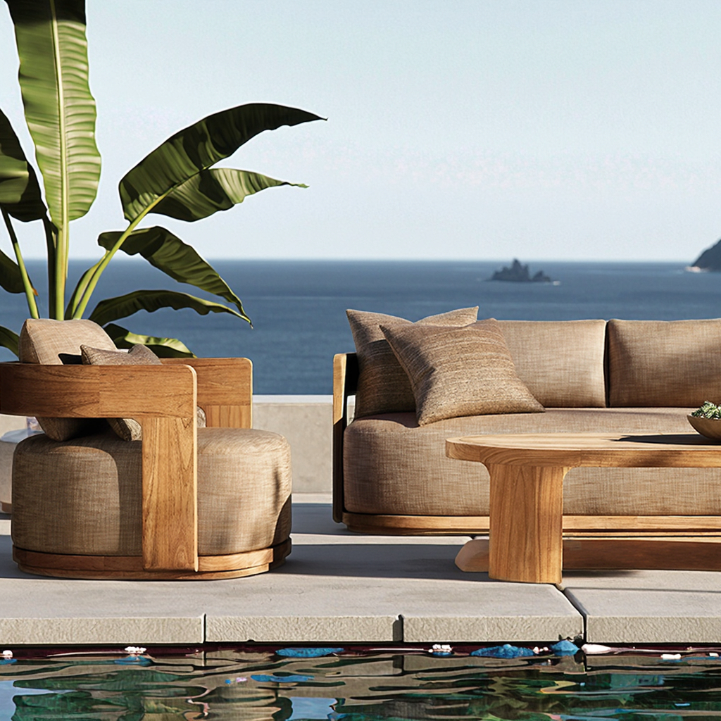 Wicker Outdoor Sofa