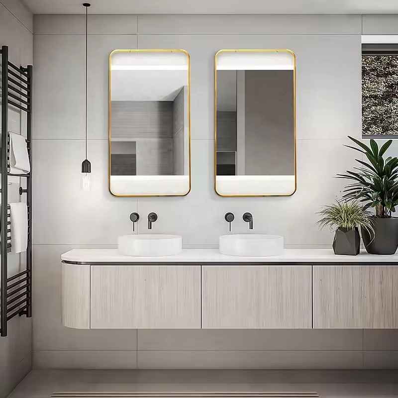 Modern Grey Floating Bathroom Vanity With Rock Slab Integrated Sink Wall Mounted Bathroom Cabinet For Home Hotel Renovation