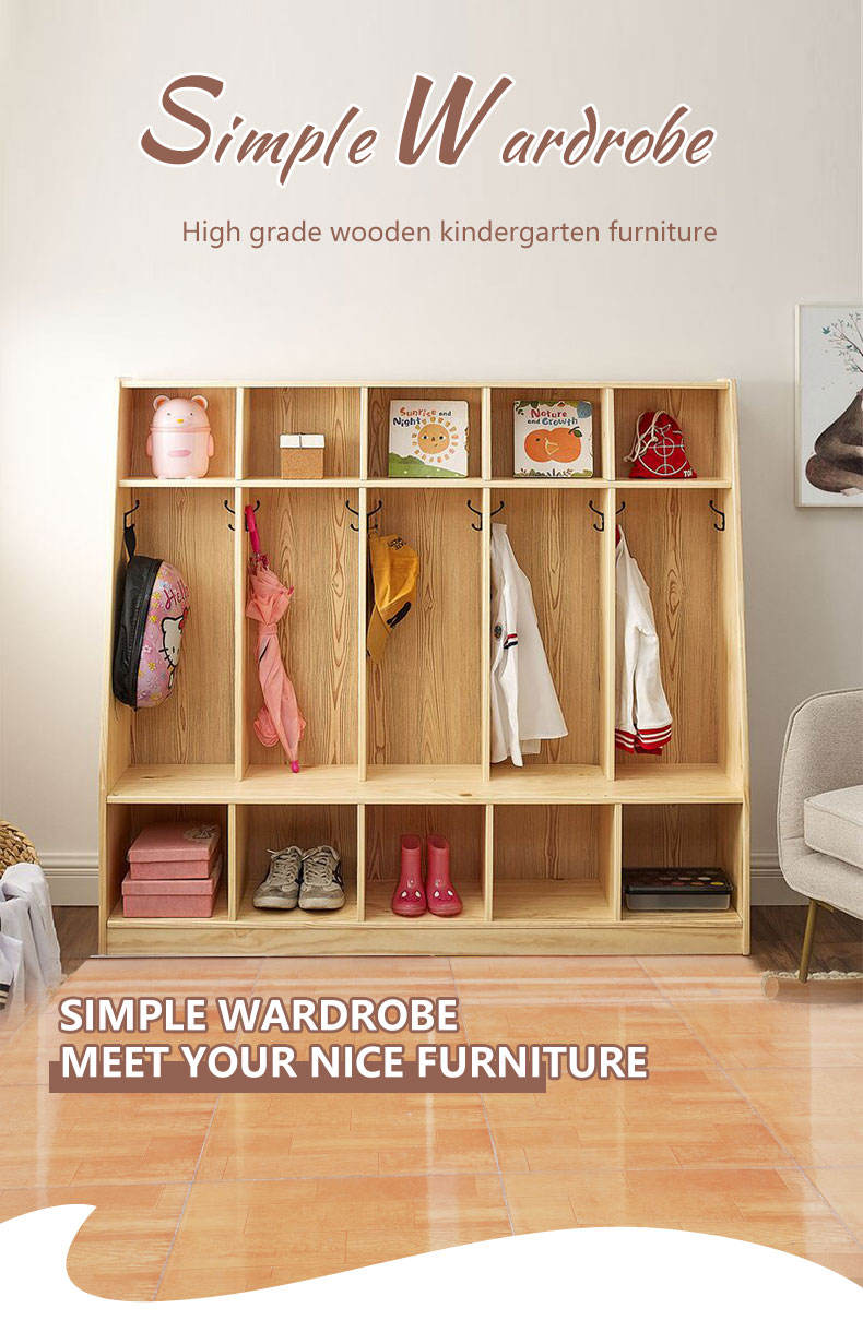 Daycare Wooden Storage Cubbies