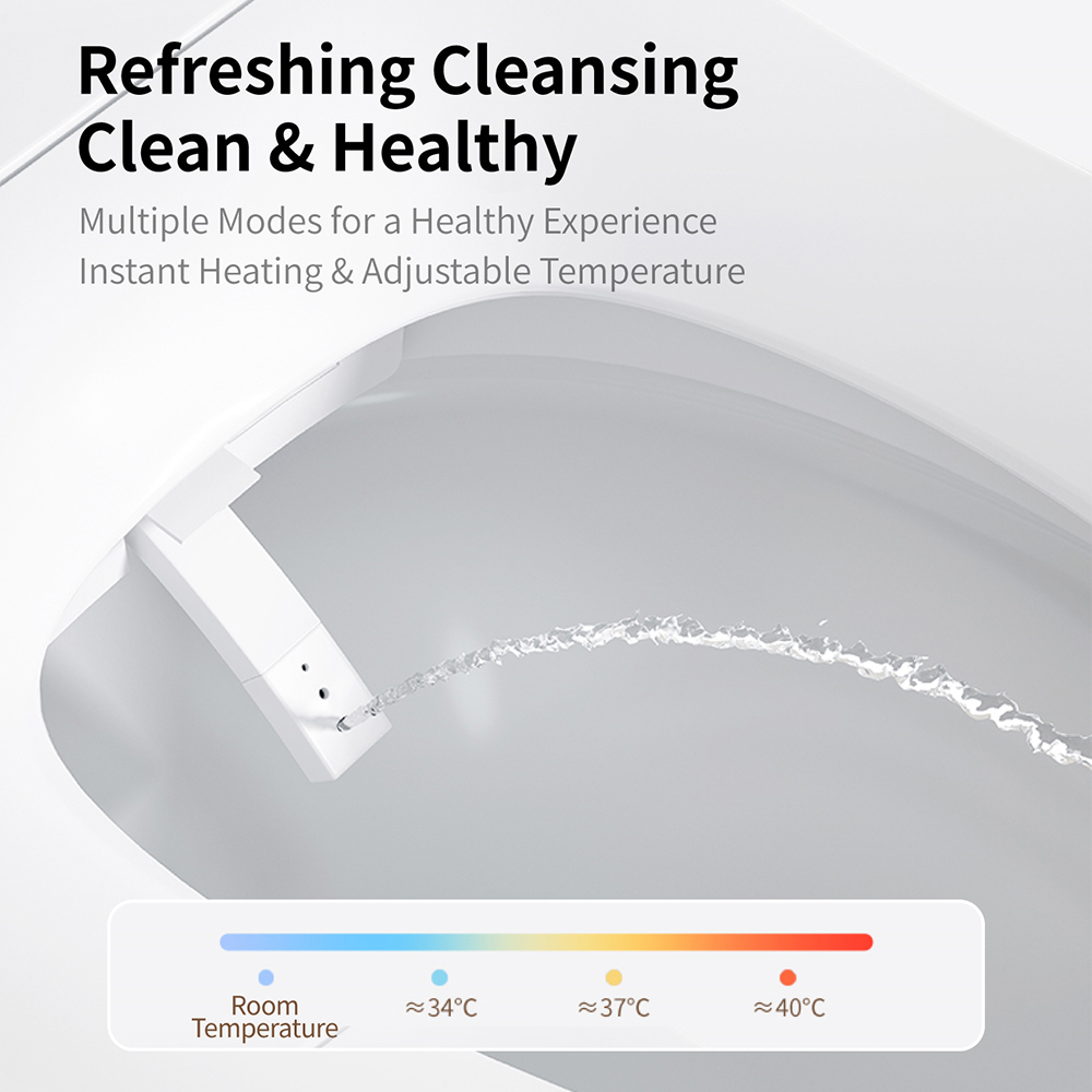 MWD Wholesale Smart Toilet Automatic Flush Intelligent WC Electric Bidet With Heated Seat Remote Control Modern Sanitary Ware
