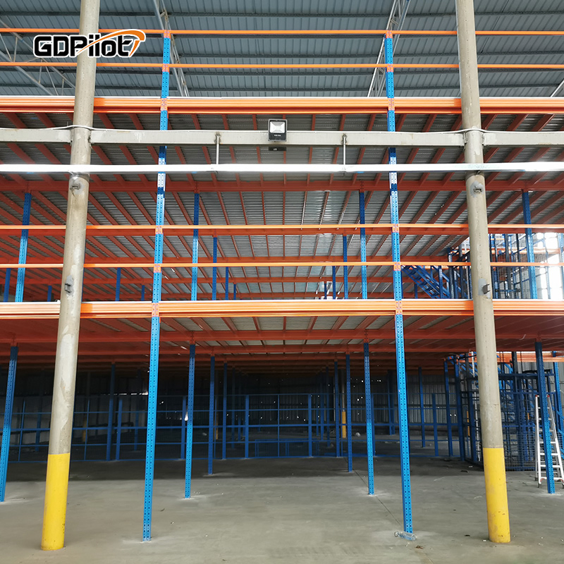 Versatile Loft Storage Rack for Efficient Warehouse Organization