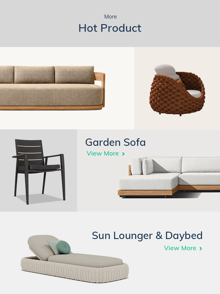 Teak Wood Garden Sofa Set Detail 8