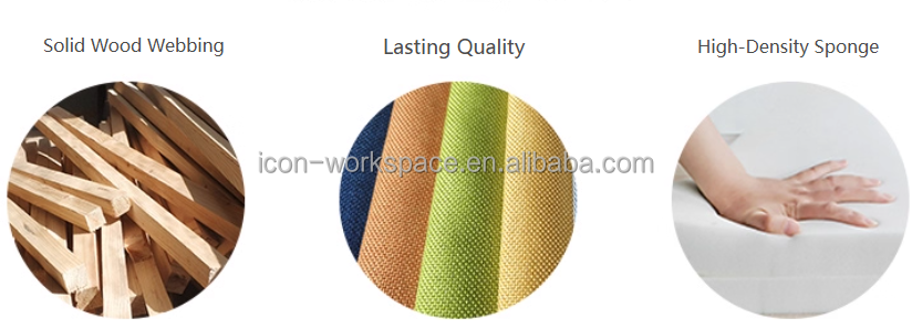 Office Luxury Curved Nordic Sofa Set Reception Room Fabric Sofa Set Furniture Modern Wholesale Couches Modular Reception Sofa