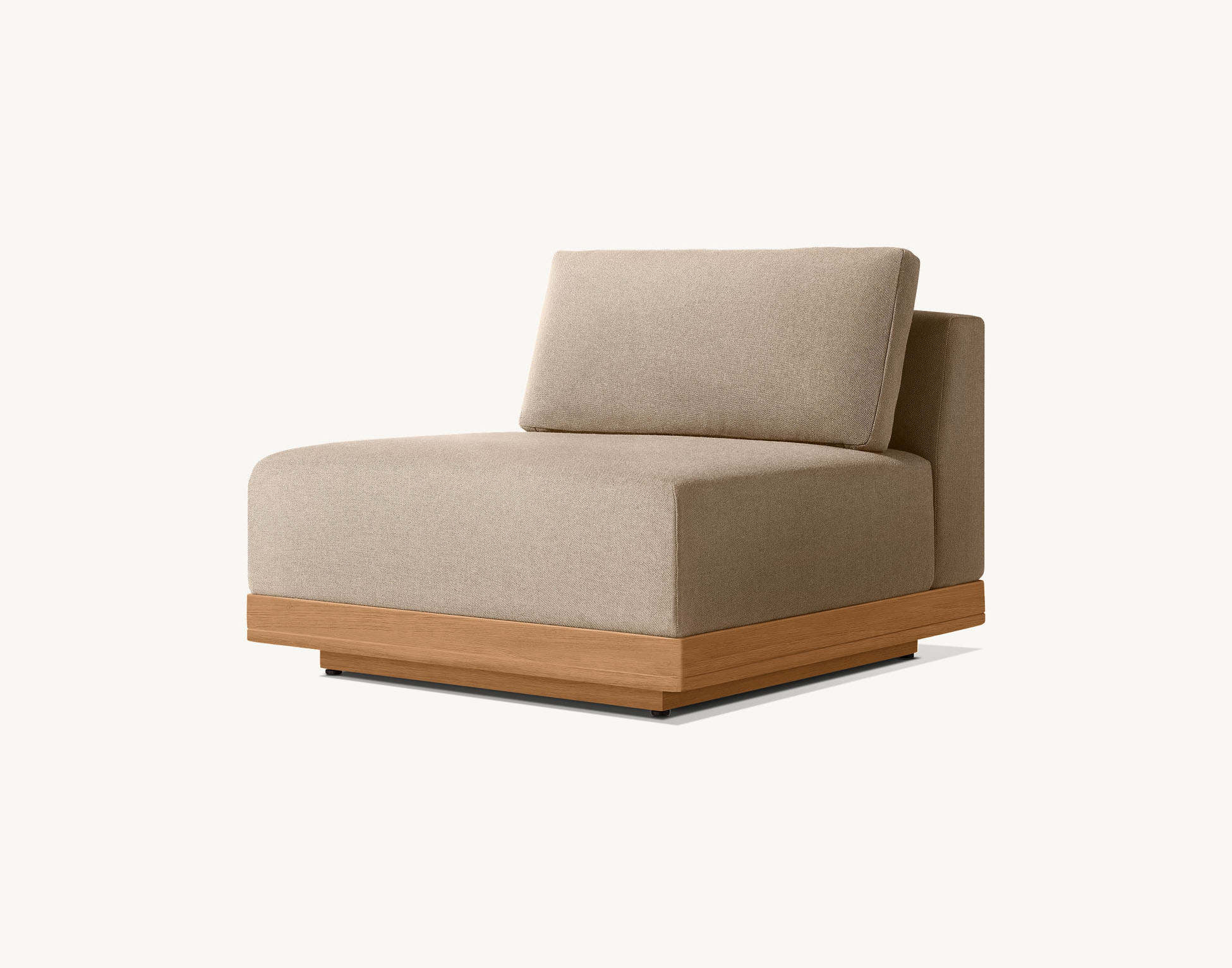 Hangkai Oem Outdoor Furniture Garden Sofa Teak Wood Sofa Set Teak Wood Patio Sofa And Coffee Table Set