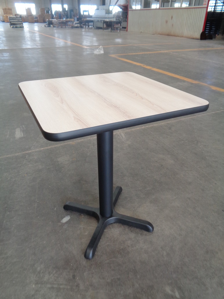 Custom square Oak Coffee Shop Furniture Commercial Solid Metal Seating Cafe Wood Wooden Restaurant Booth Table and Chairs Set