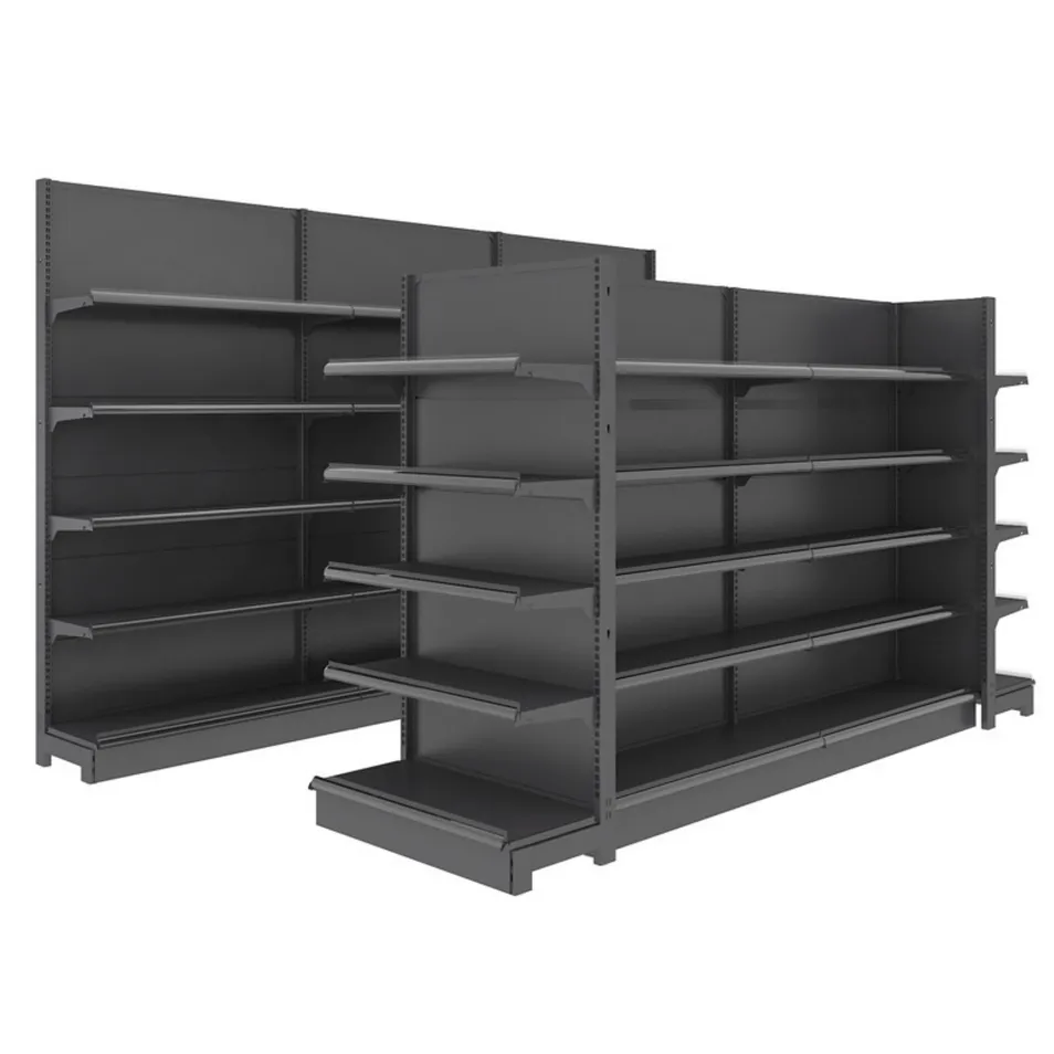 Manufacturer-Customized Commercial-Grade Supermarket Display Shelf for Store Storage and Organization