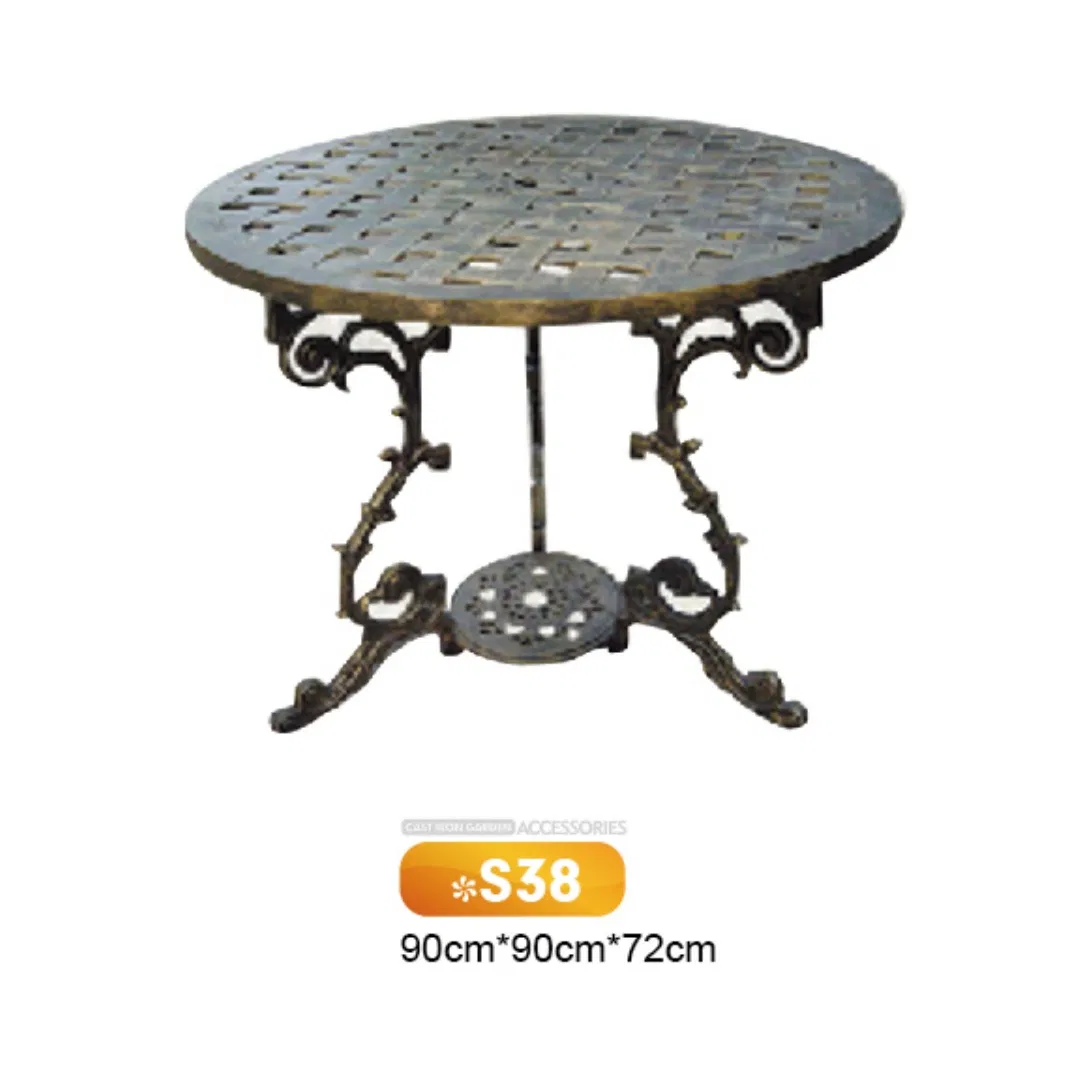 Decor Accent Cast Iron Garden Table Suitable for Outdoor Use