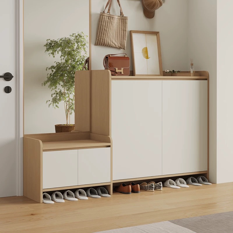 Stylish Compact Shoe Storage Cabinet for Entryway Organization