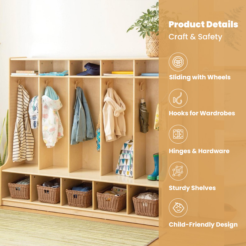 Lockers Preschool Montessori Furniture Toddlers Classroom Furniture Kindergarten Nursery Furniture Manufacturers Daycare Layout