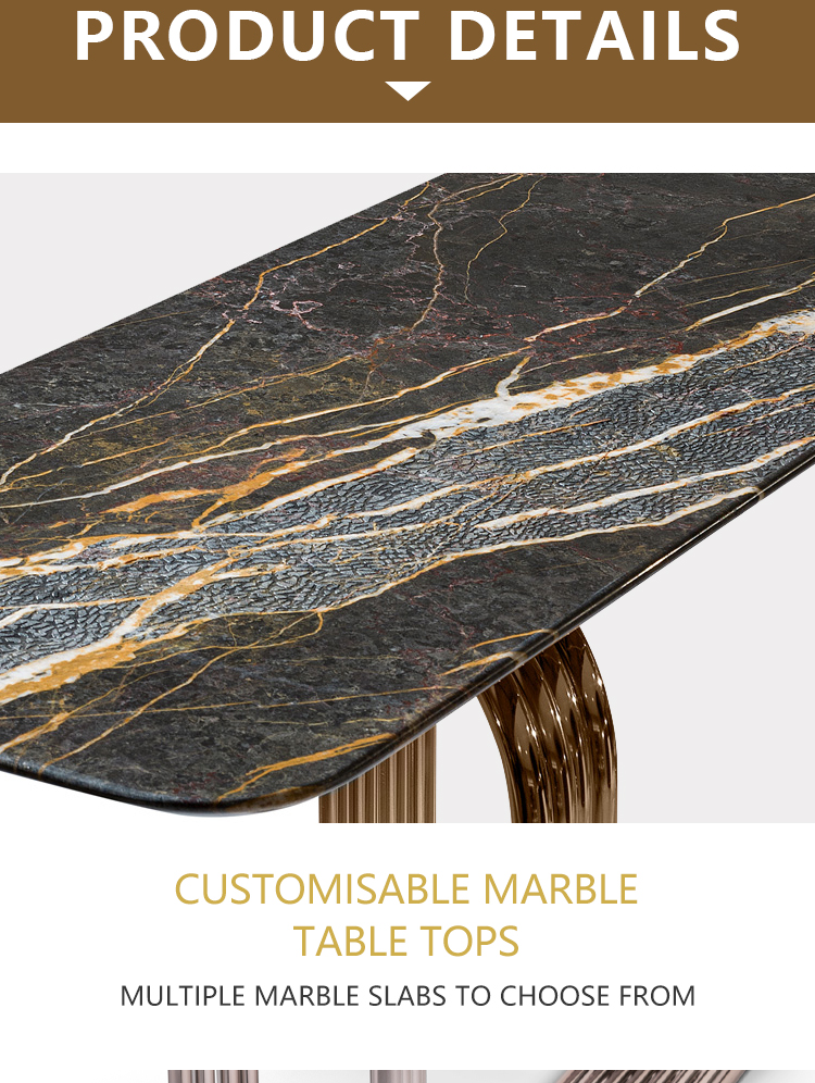 Marble entrance table design 4
