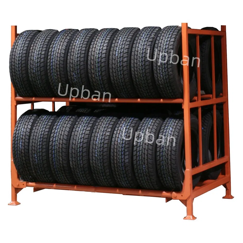 Durable Tire Storage Heavy Load Steel Powder Coating Rack for Easy Organization