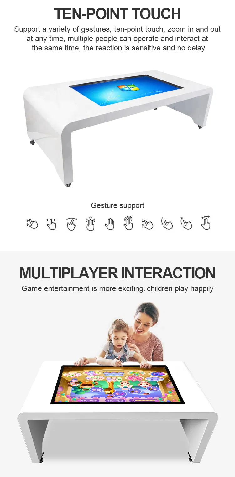 Interactive Touch Screen Table Visual 3