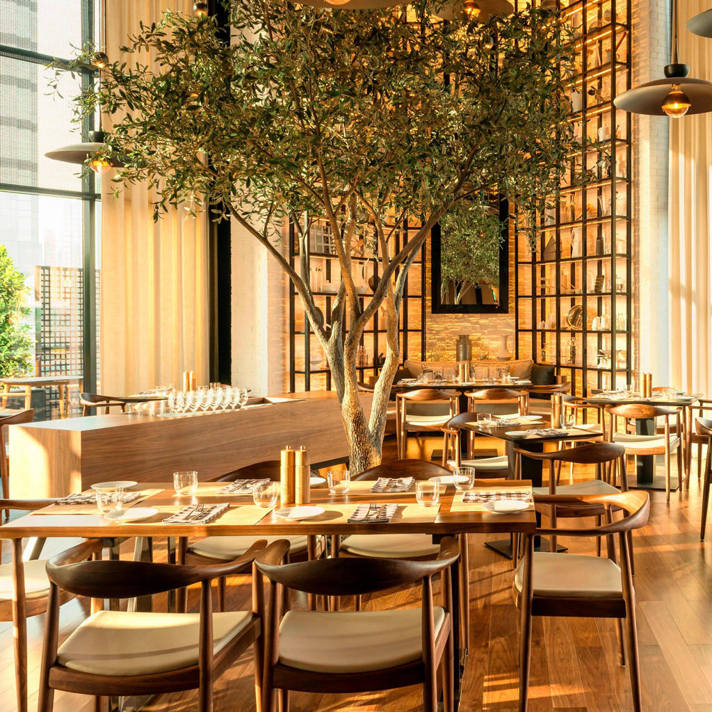 5-star Hotel Restaurant Chair Sets with Armrest and Commercial Furniture Hotel Chairs and Tables for One Stop Solution