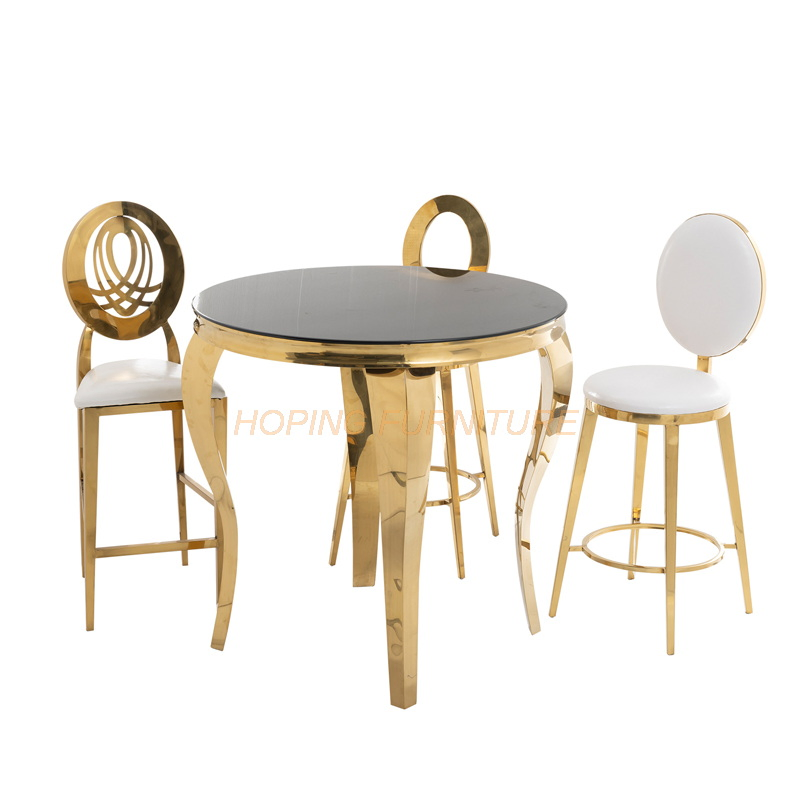 Best Seller Dining Chairs Dining Bar Set Contemporary Outdoor Cafe Rope Woven Bar Stools Club 4 Chairs Dining Room Sets Game Furniture Easy Carrying Bar Chair