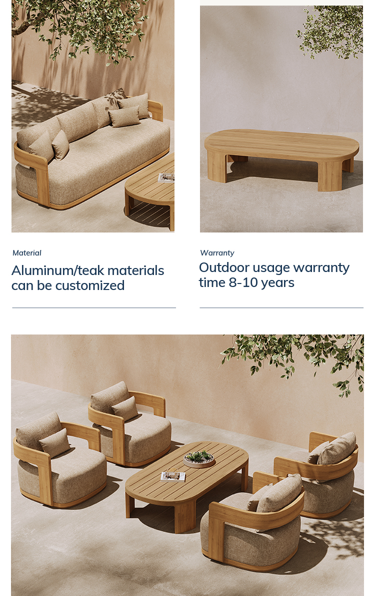 Outdoor sofa set detail 5
