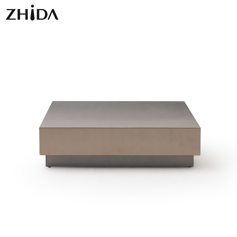 Luxury Living Room Mirrored Coffee Table Center Table Gold Decor Accent Table for Home Hotel