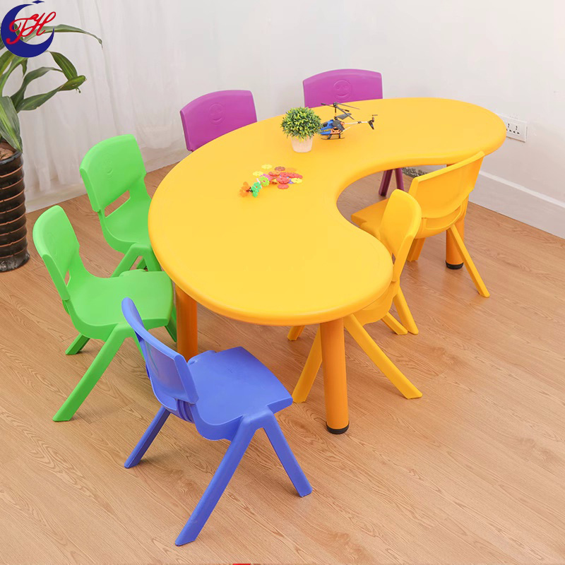 Children's Table and Chair Sets for Daycare Nursery Preschool Outdoor Kids Furniture School Desk School Furniture