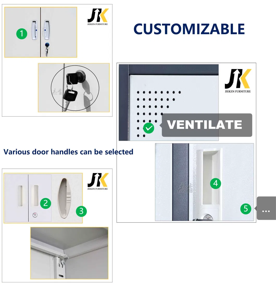 Metal Tool Storage Cabinet Tall Steel Garage Cabinet for Workshop Factory Tool & Equipment Organization